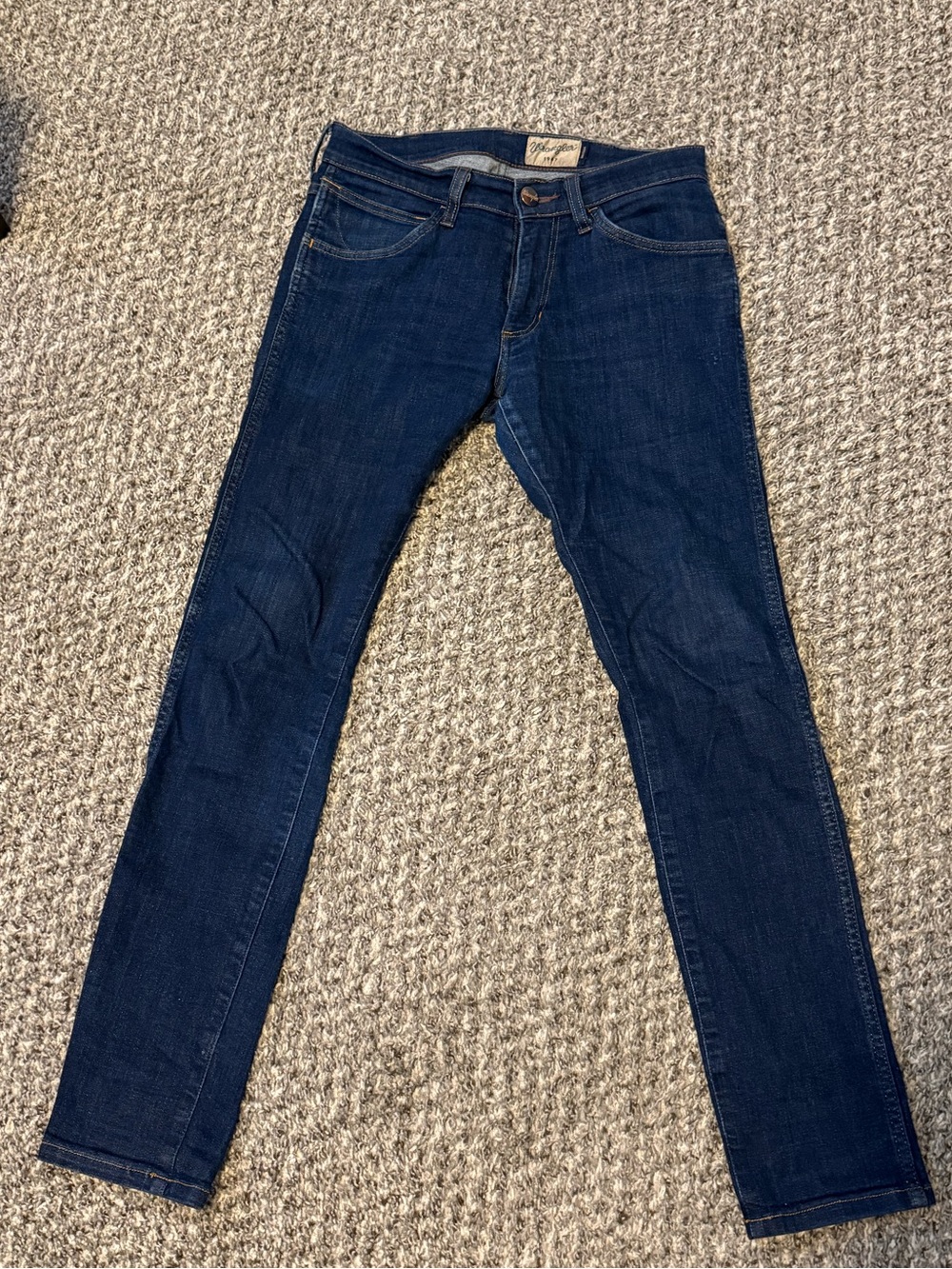 Wrangler Women’s Skinny Jeans in Deep Blue
